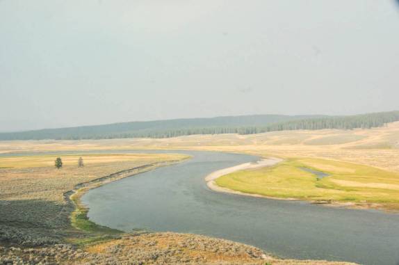 A bucólica paisagem do Yellowstone National Park, em Wyoming, nos Estados Unidos